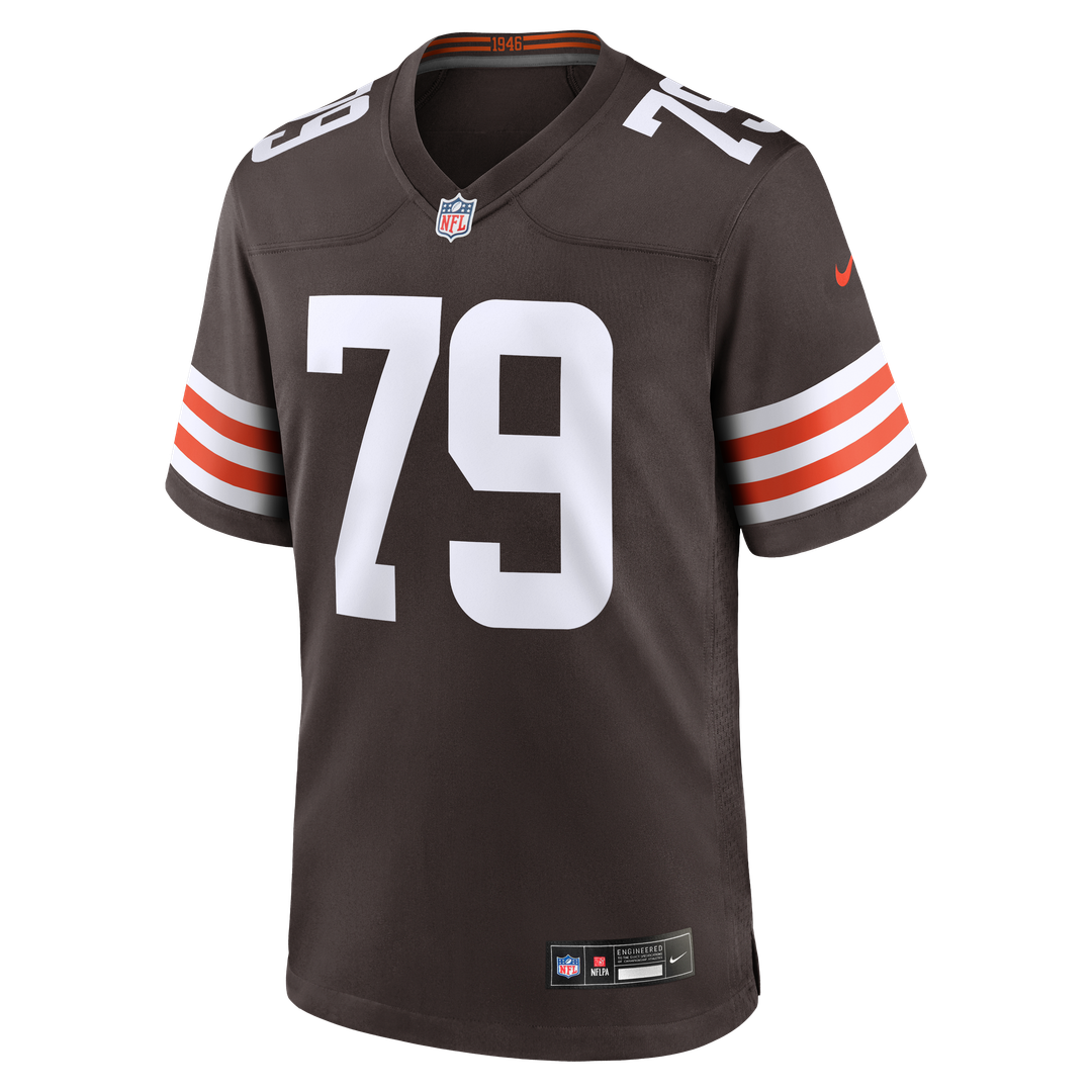 Dawand Jones Cleveland Browns Team Game Jersey - Brown