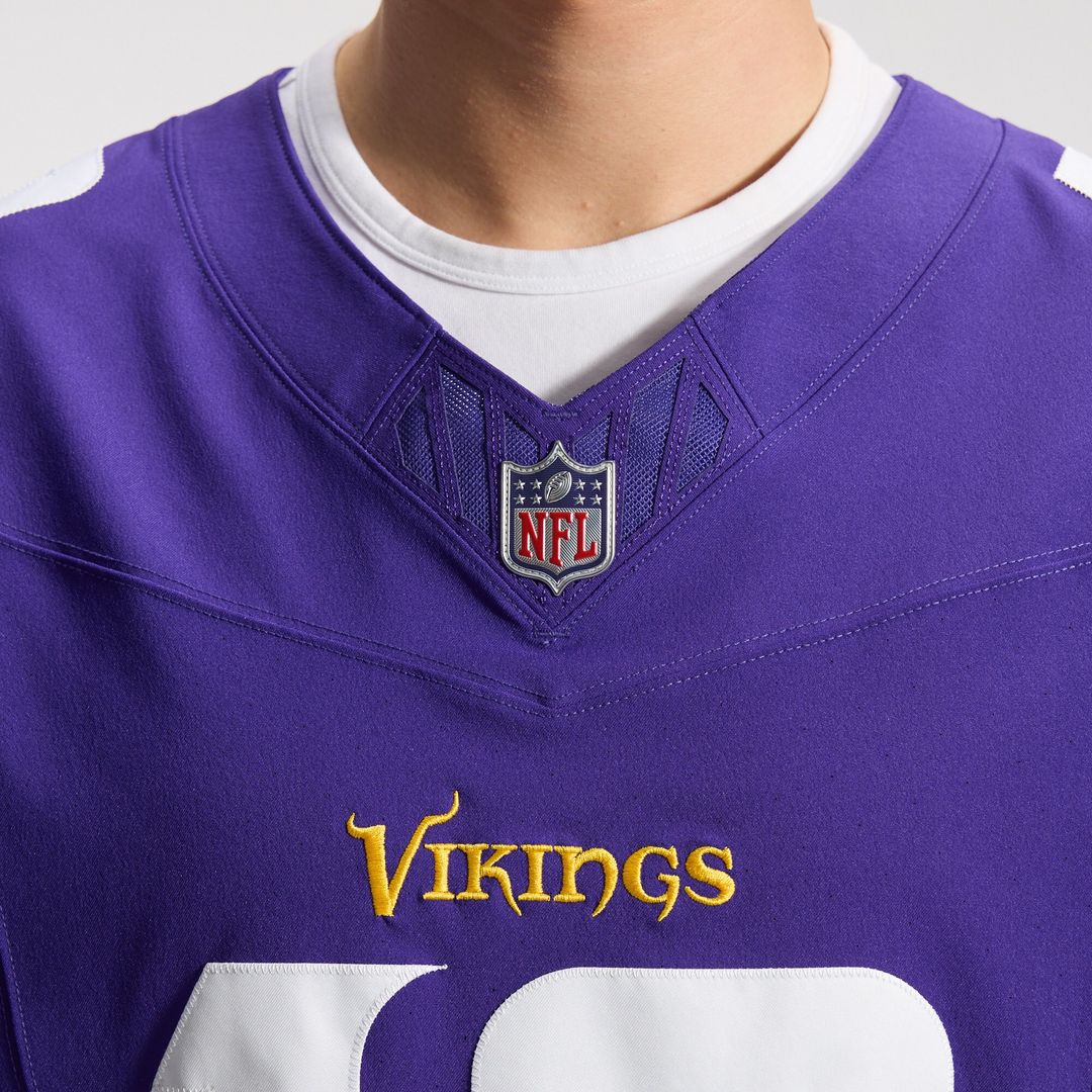 Justin Jefferson Minnesota Vikings Vapor F.U.S.E. Elite Jersey - Purple