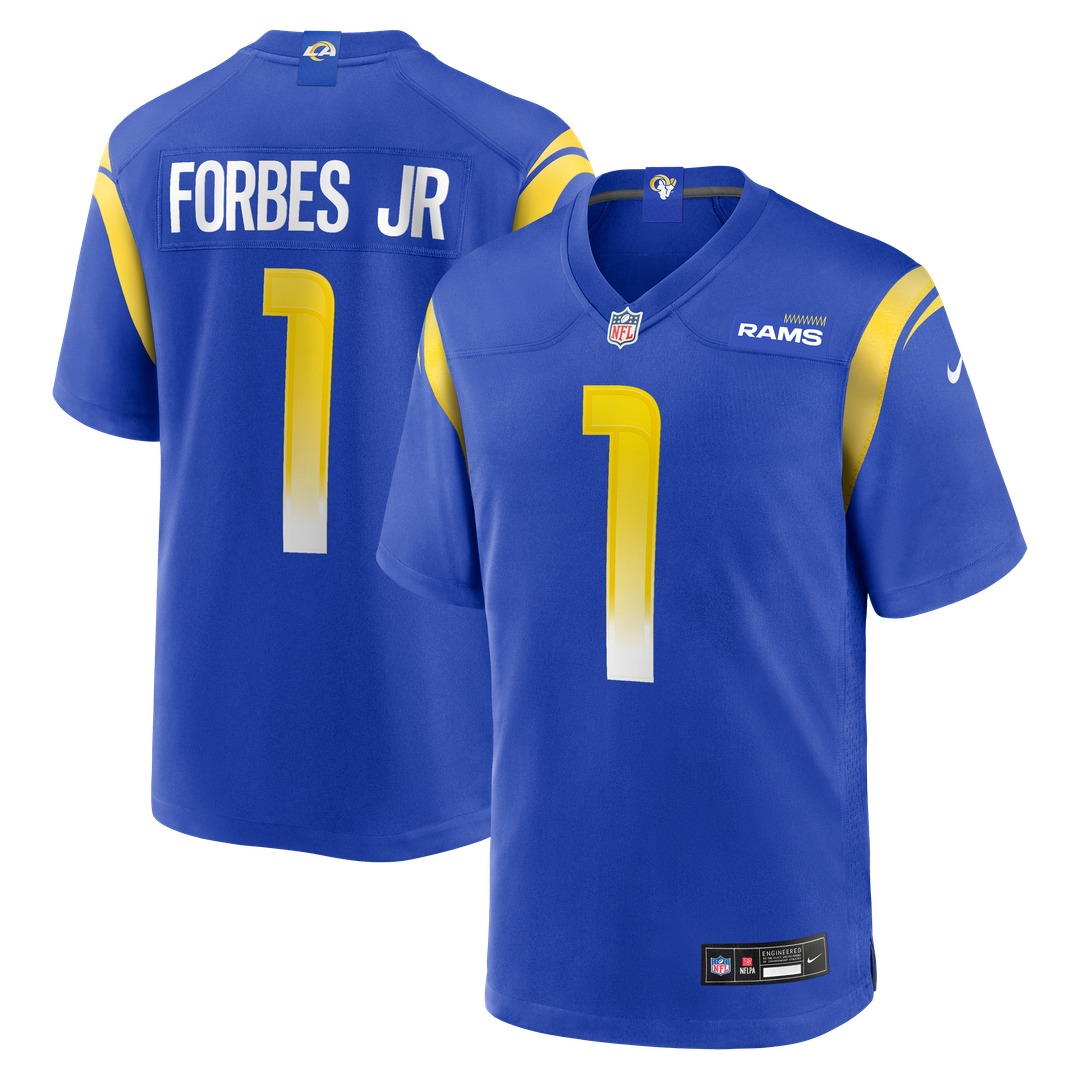 Emmanuel Forbes Jr. Los Angeles Rams Team Game Jersey - Royal