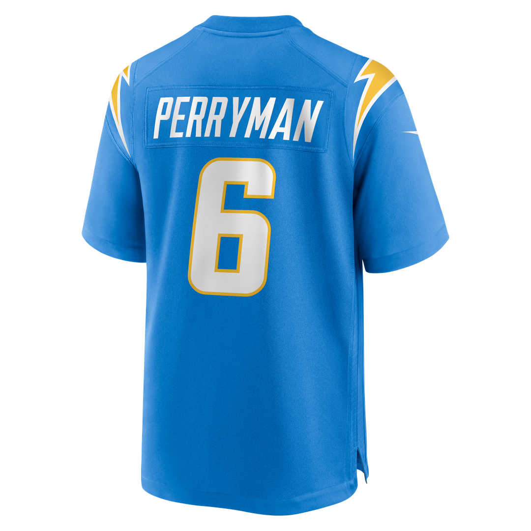 Denzel Perryman Los Angeles Chargers Team Game Jersey - Powder Blue