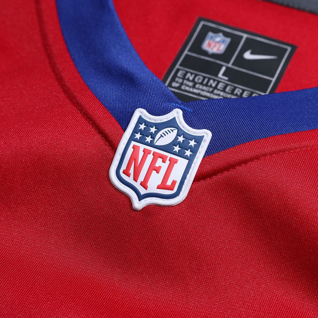 Jaxson Dart New York Giants Alternate Century Red Game Jersey - Red