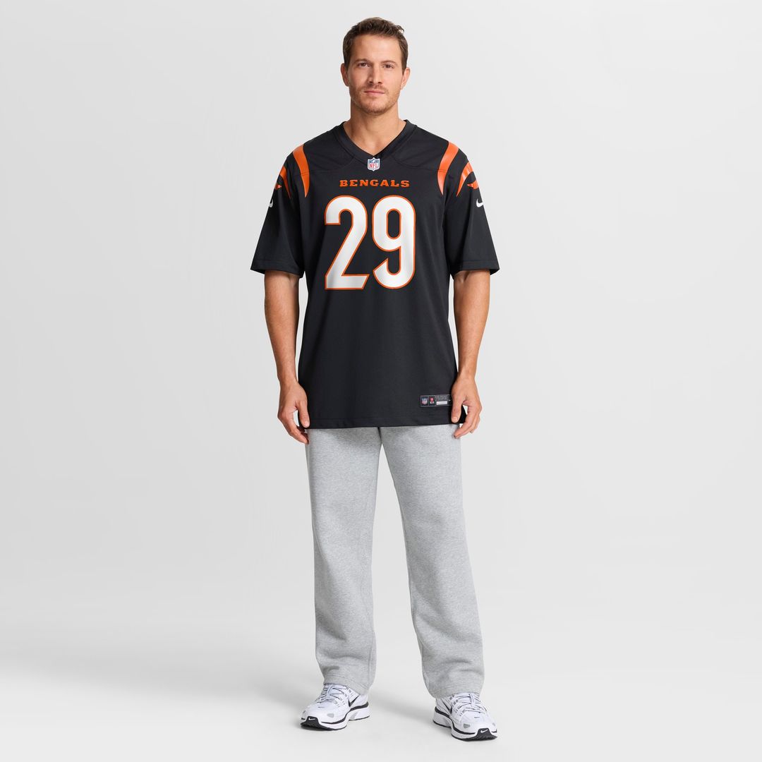 Kyle Dugger Cincinnati Bengals Team Game Jersey - Black