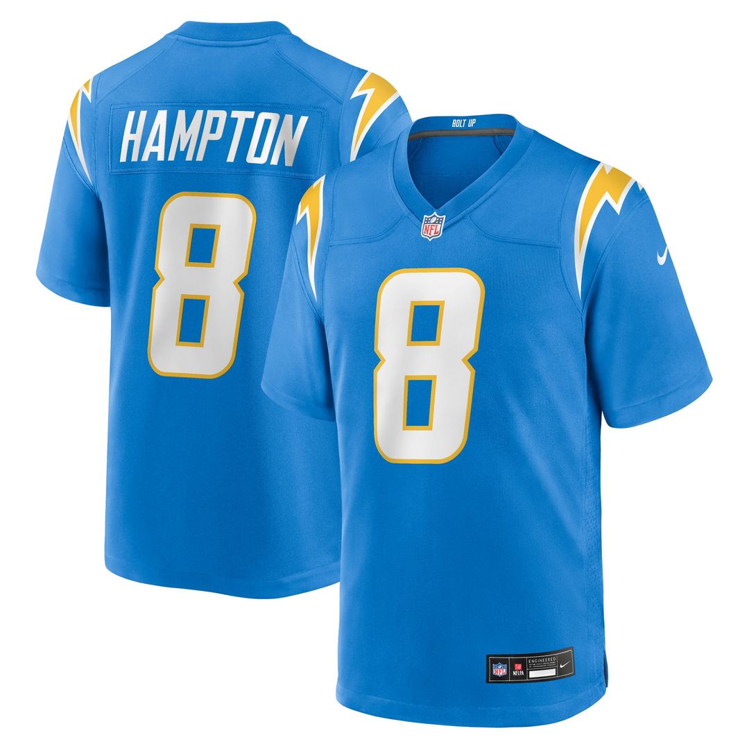 Omarion Hampton Los Angeles Chargers Alternate Charger Power Game Player Jersey - Gold