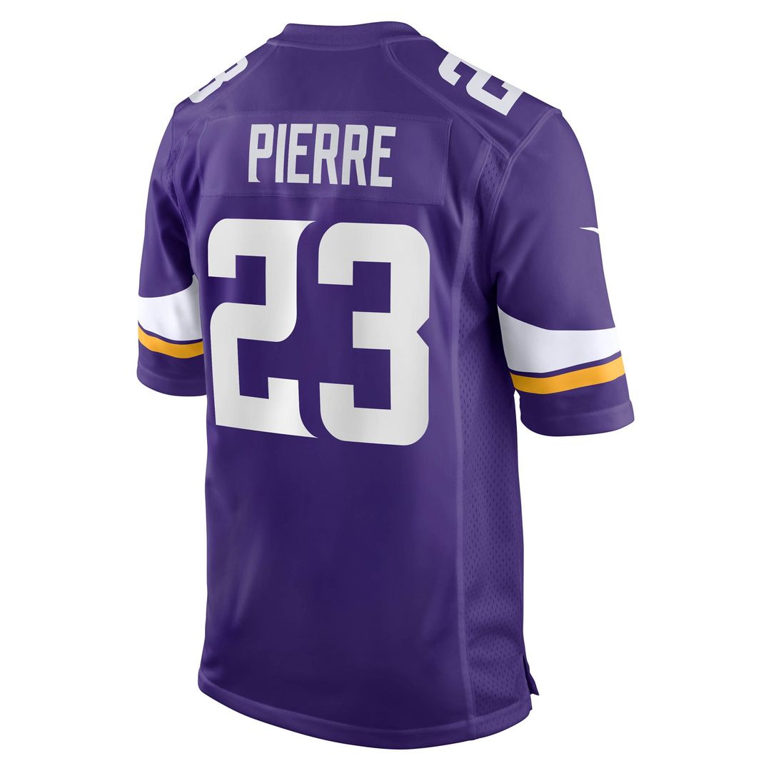 James Pierre Minnesota Vikings Team Game Jersey - Purple