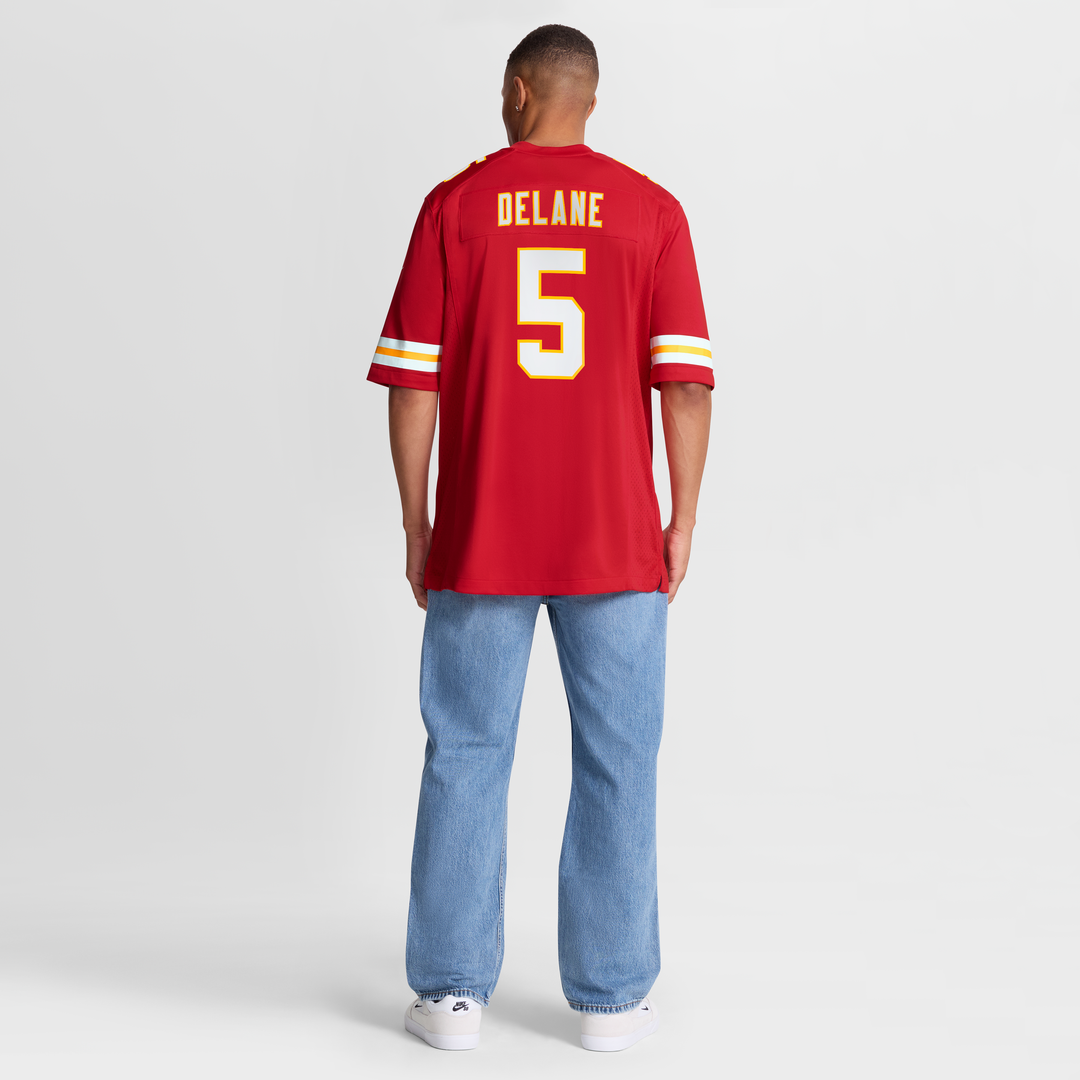 Kansas City Chiefs 2026 NFL Draft First Round Pick No. 6 Team Game Jersey - Red