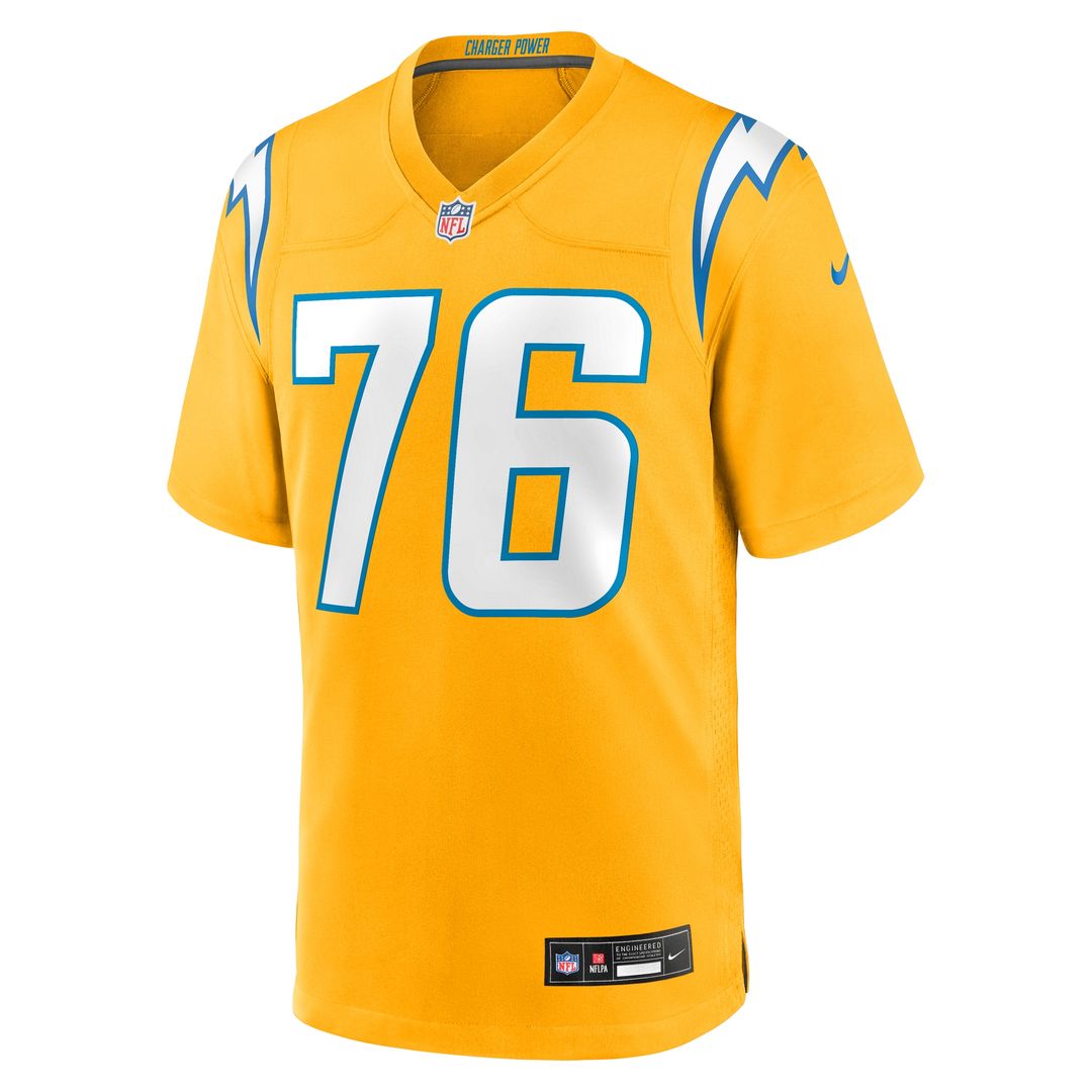 Joe Alt Los Angeles Chargers Alternate Super Chargers Game Player Jersey - Navy