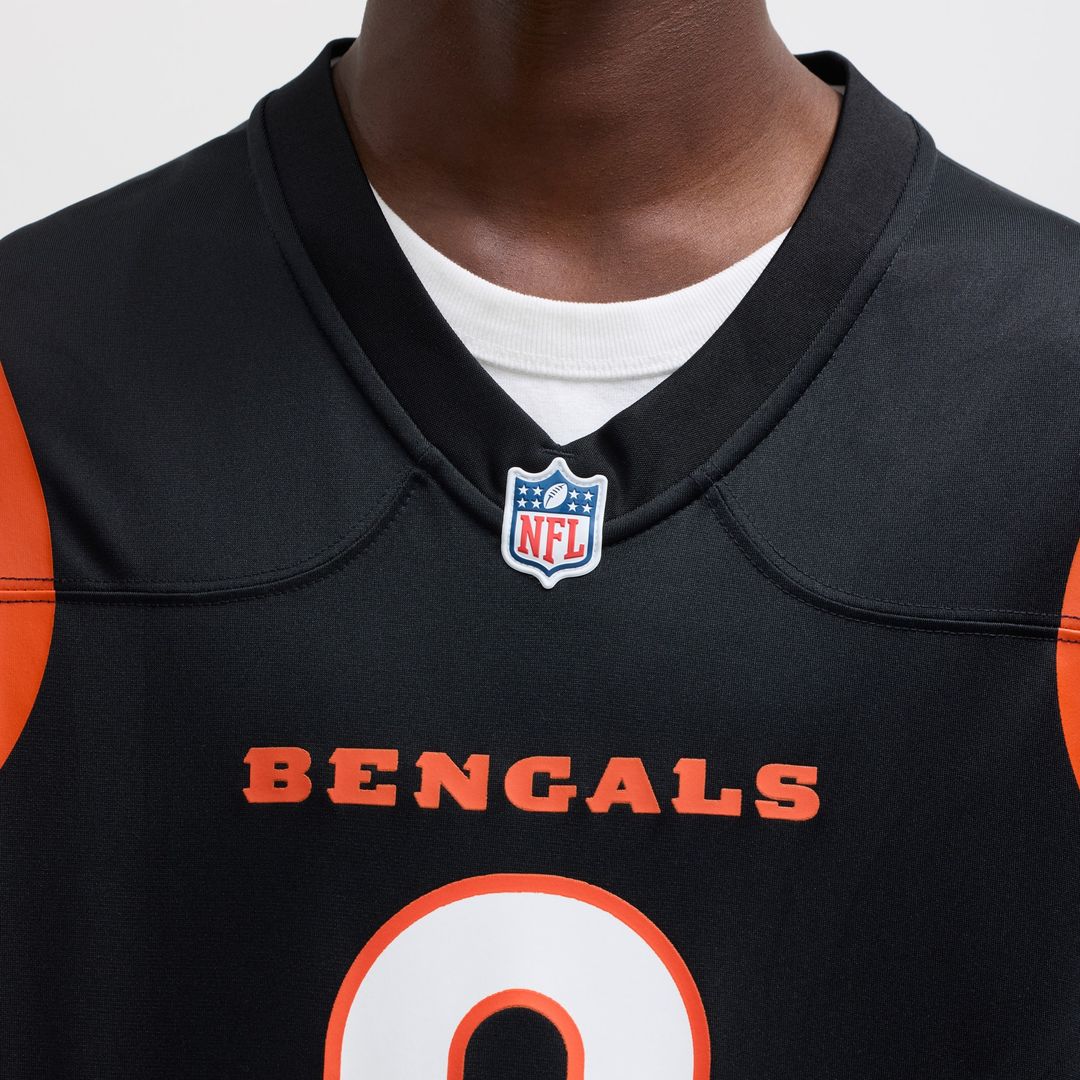 Joe Burrow Cincinnati Bengals Player Game Jersey - Black