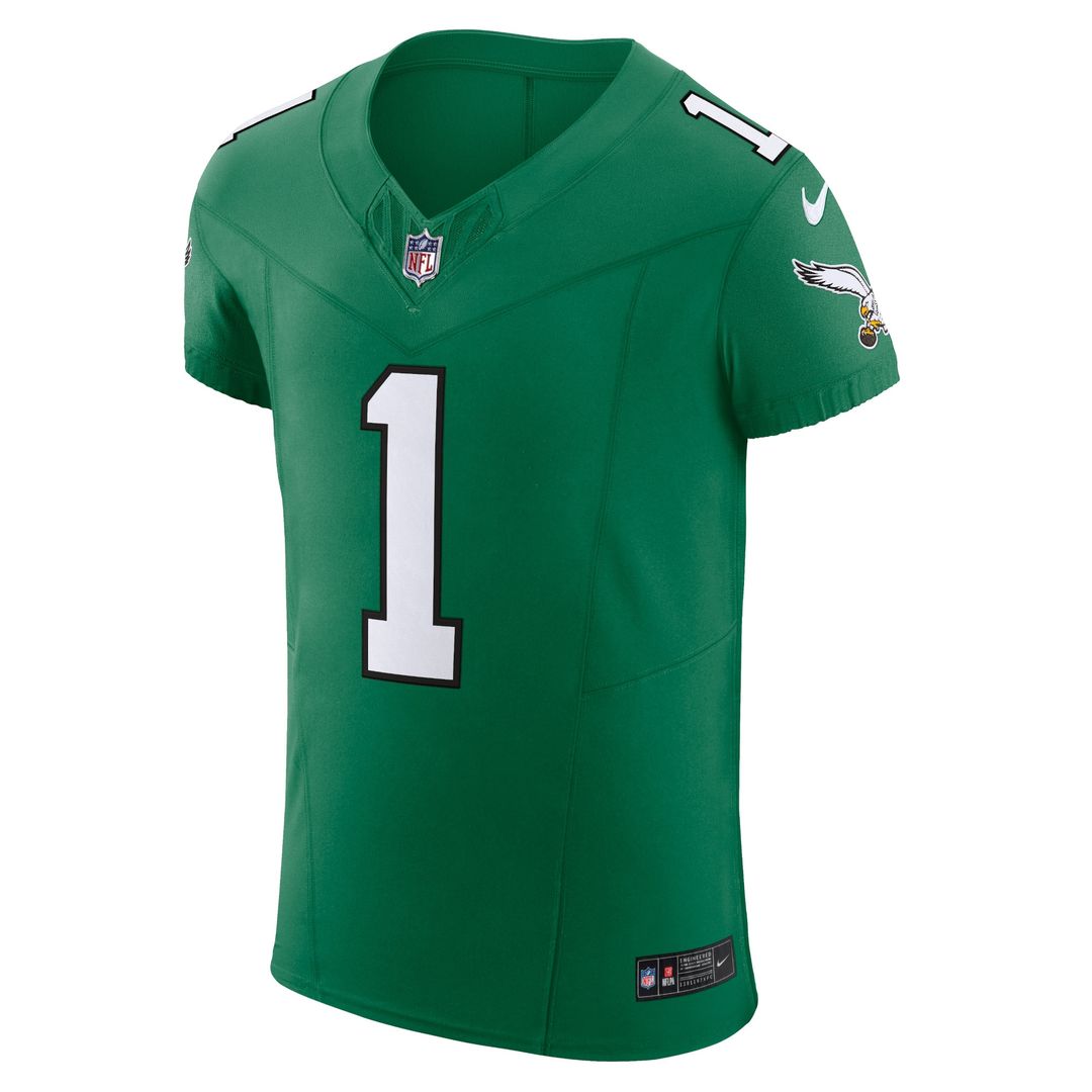 Jalen Hurts Philadelphia Eagles 2nd Alternate Vapor F.U.S.E. Elite Jersey - Kelly Green