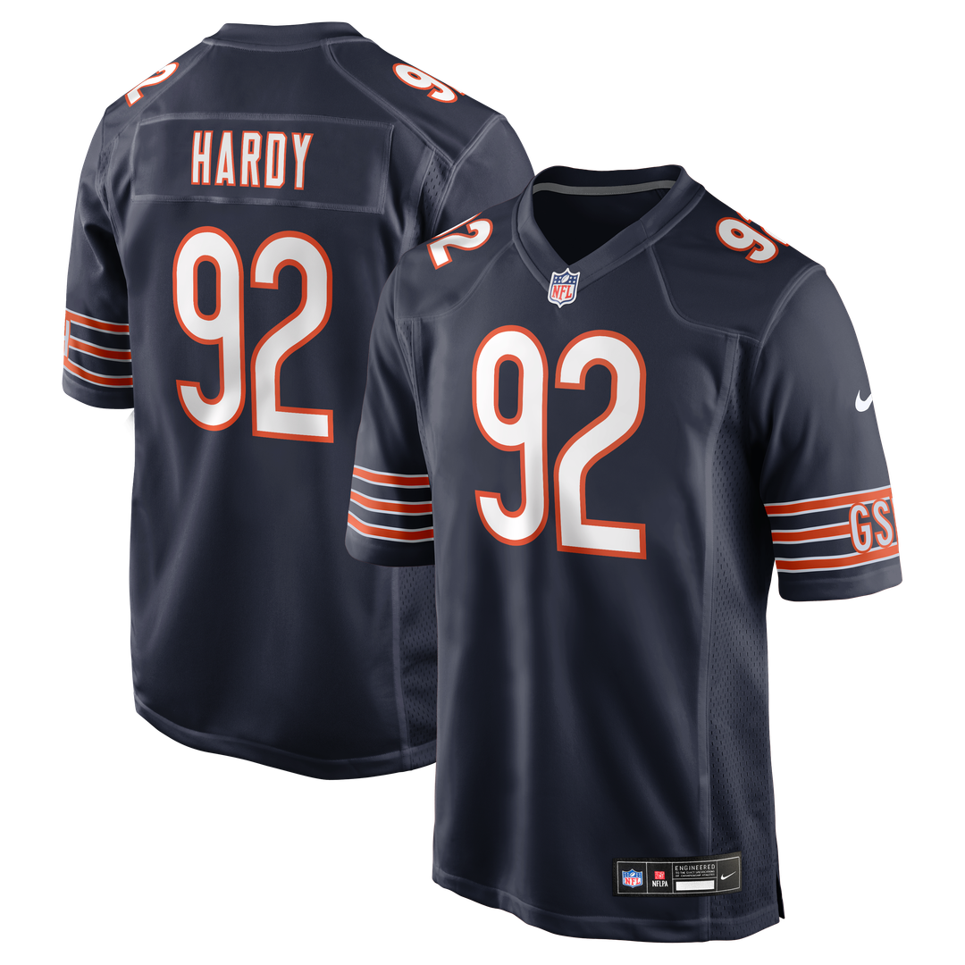 Daniel Hardy Chicago Bears Team Game Jersey - Navy