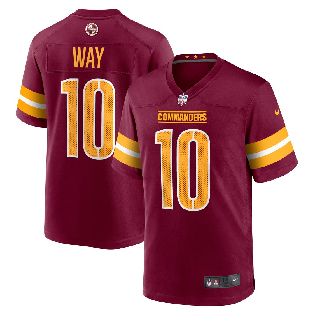 Tress Way Washington Commanders Game Jersey - White