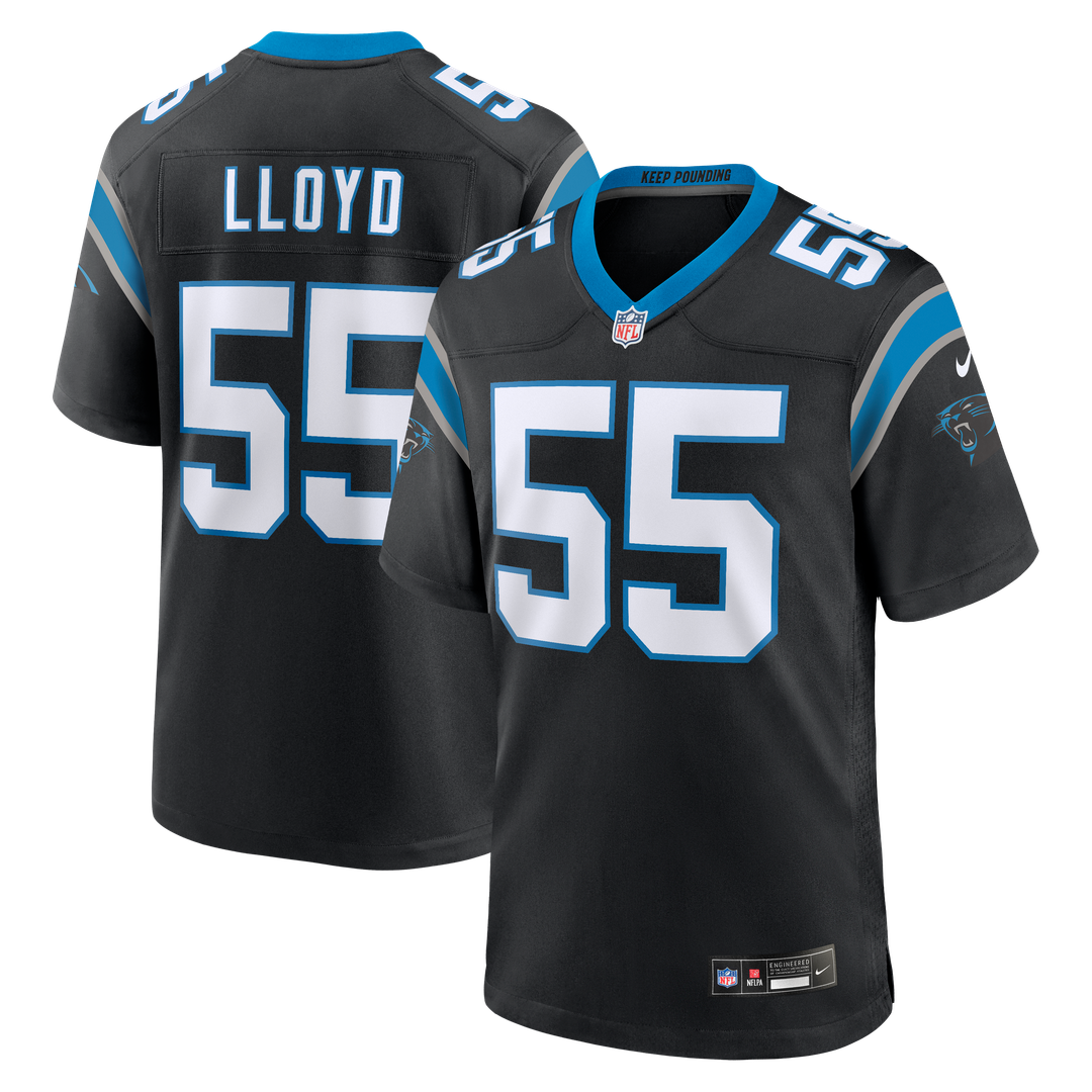 Devin Lloyd Carolina Panthers Team Game Jersey - Black