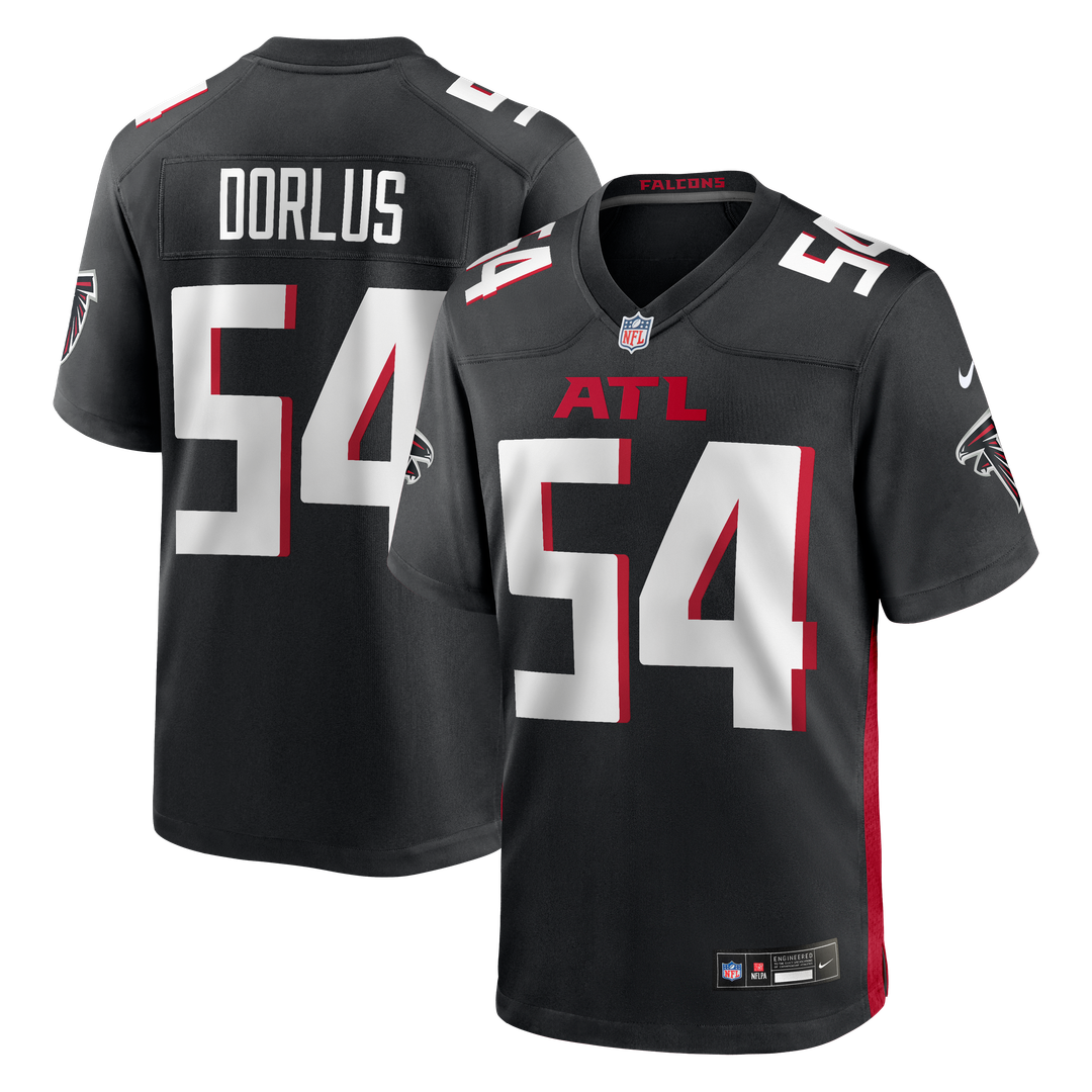 Brandon Dorlus Atlanta Falcons Team Game Jersey - Black