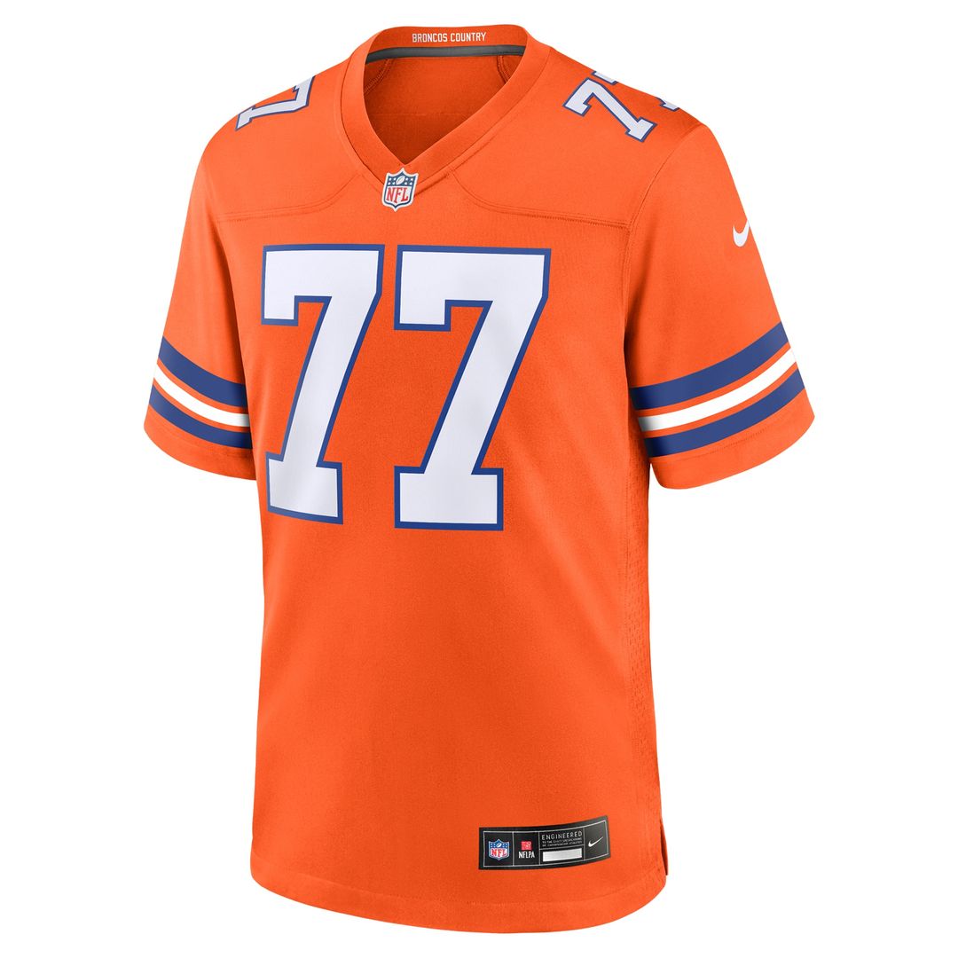 Quinn Meinerz Denver Broncos Alternate Game Jersey - Orange