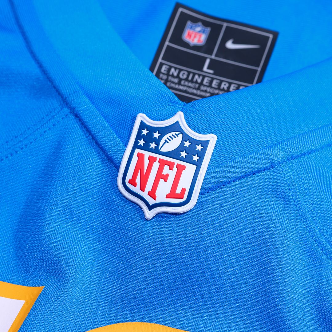 Tyler Biadasz Los Angeles Chargers Team Game Jersey - Powder Blue