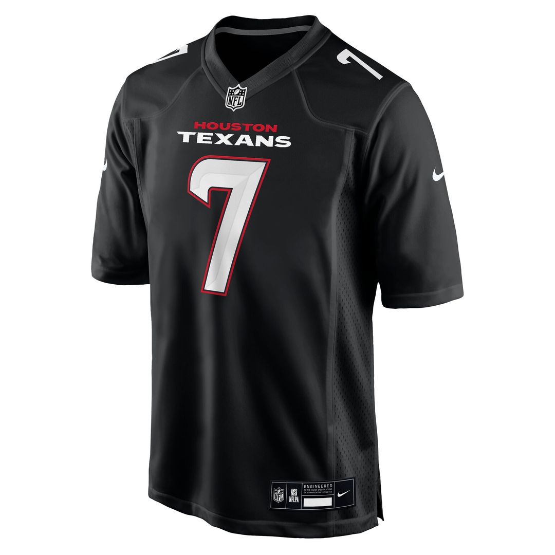 C.J. Stroud Houston Texans Fashion Jersey - Carbon Black