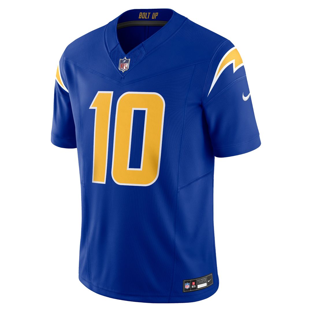 Justin Herbert Los Angeles Chargers Alternate Charger Power Vapor F.U.S.E. Limited Jersey - Gold