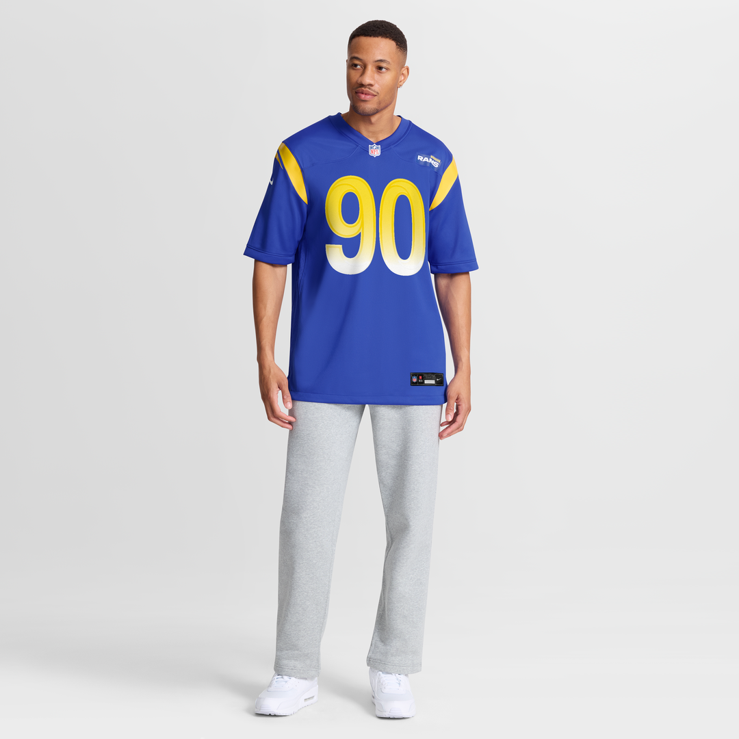 Earnest Brown IV Los Angeles Rams Team Game Jersey - Royal