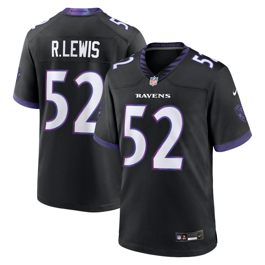 Ray Lewis Baltimore Ravens Alternate Retired Player Game Jersey - Black