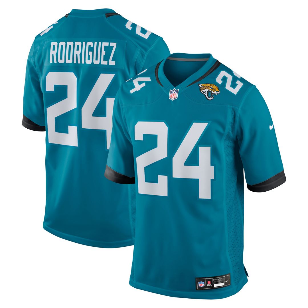 Chris Rodriguez Jacksonville Jaguars Team Game Jersey - Teal