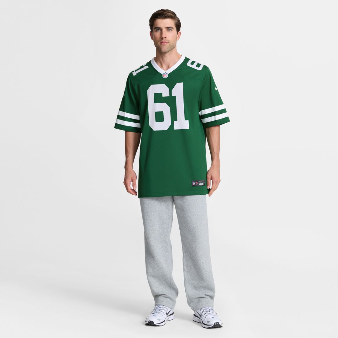 Max Mitchell New York Jets Team Game Jersey - Legacy Green