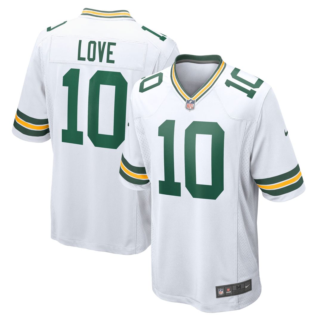 Love Green Bay Packers Player Game Jersey - Green