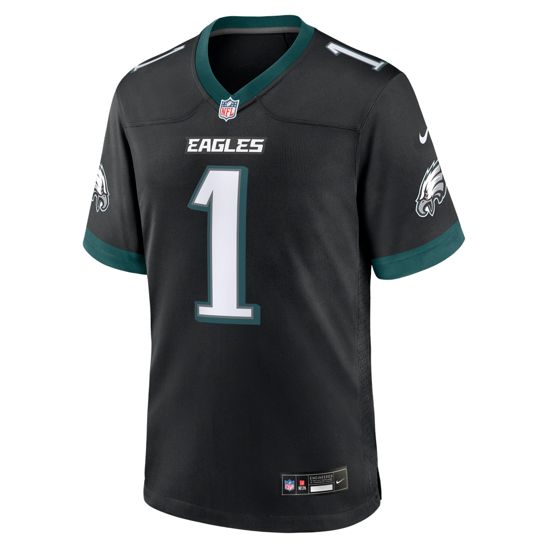 Jalen Hurts Philadelphia Eagles Alternate Game Jersey - Black