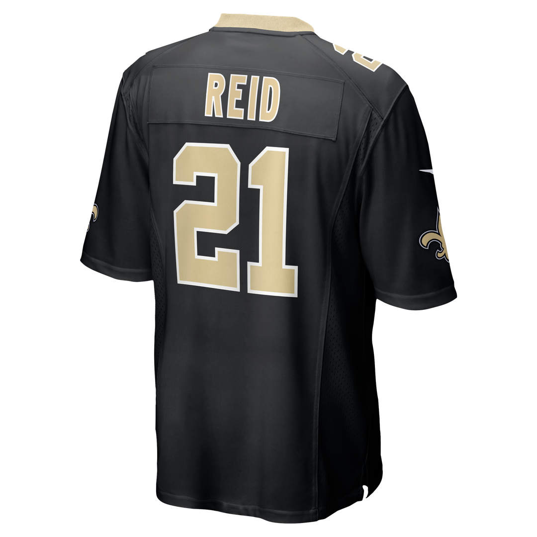 Justin Reid New Orleans Saints Team Game Jersey - Black