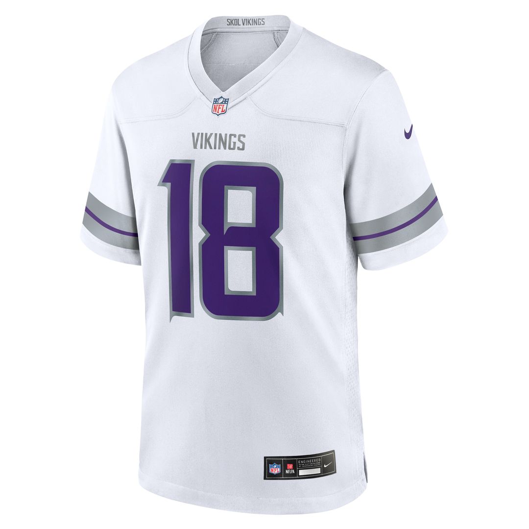 Justin Jefferson Minnesota Vikings Classic Player Game Jersey - Purple