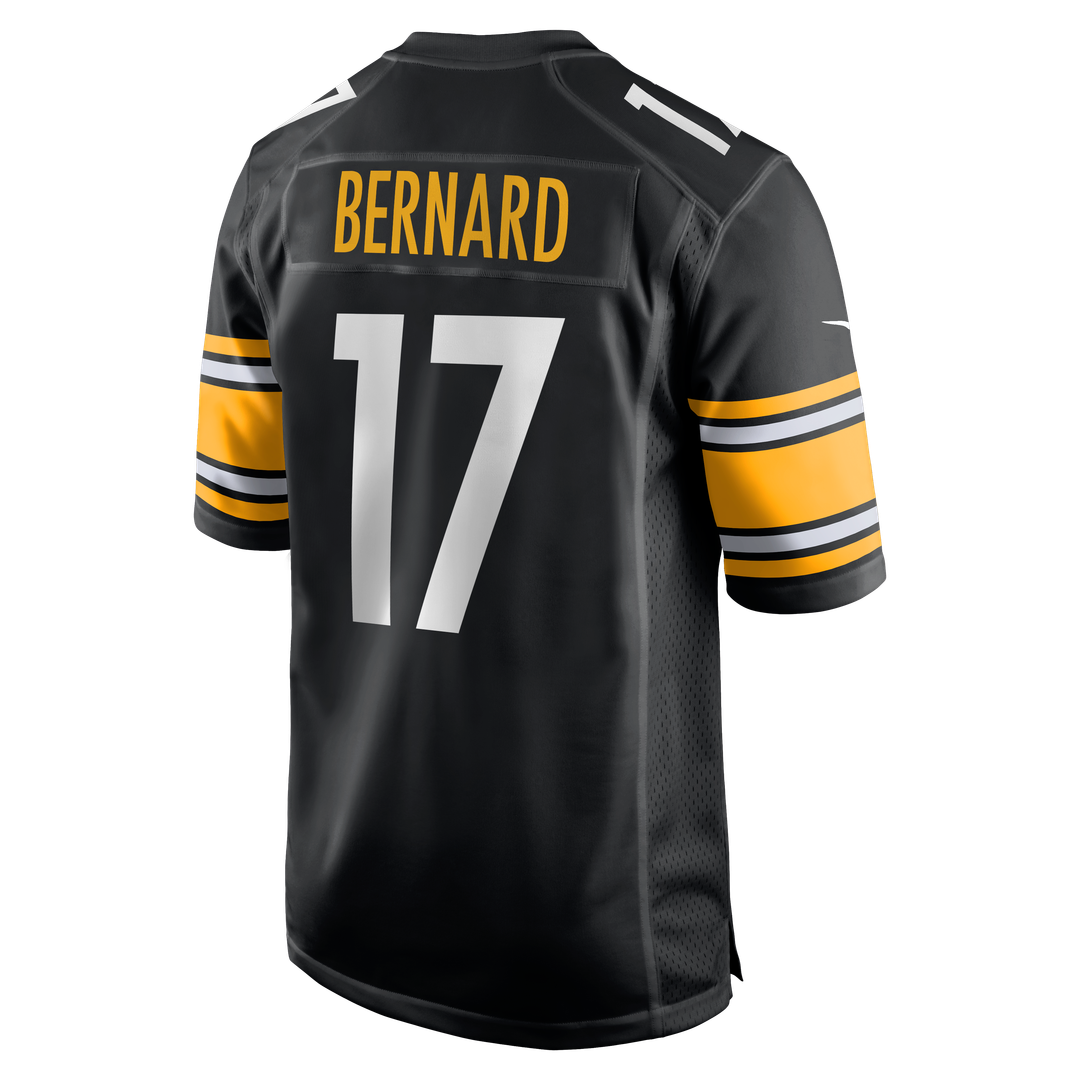 Germie Bernard Pittsburgh Steelers Game Jersey - Black