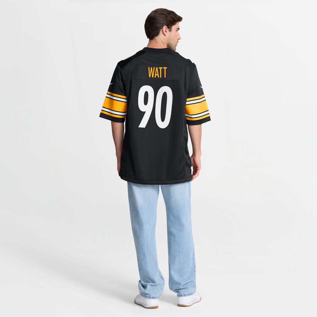 T.J. Watt Pittsburgh Steelers Game Jersey - Black