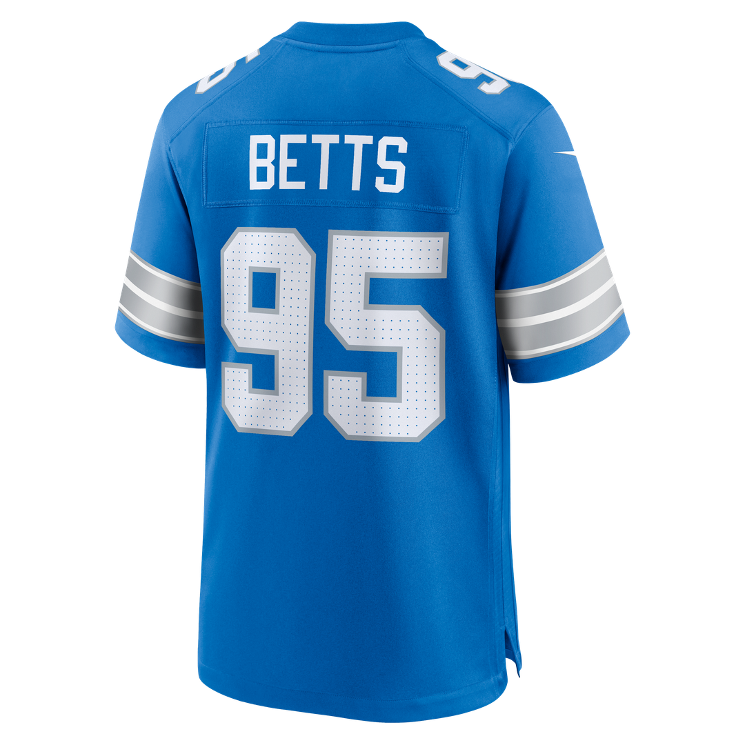 Mathieu Betts Detroit Lions Game Jersey - Blue