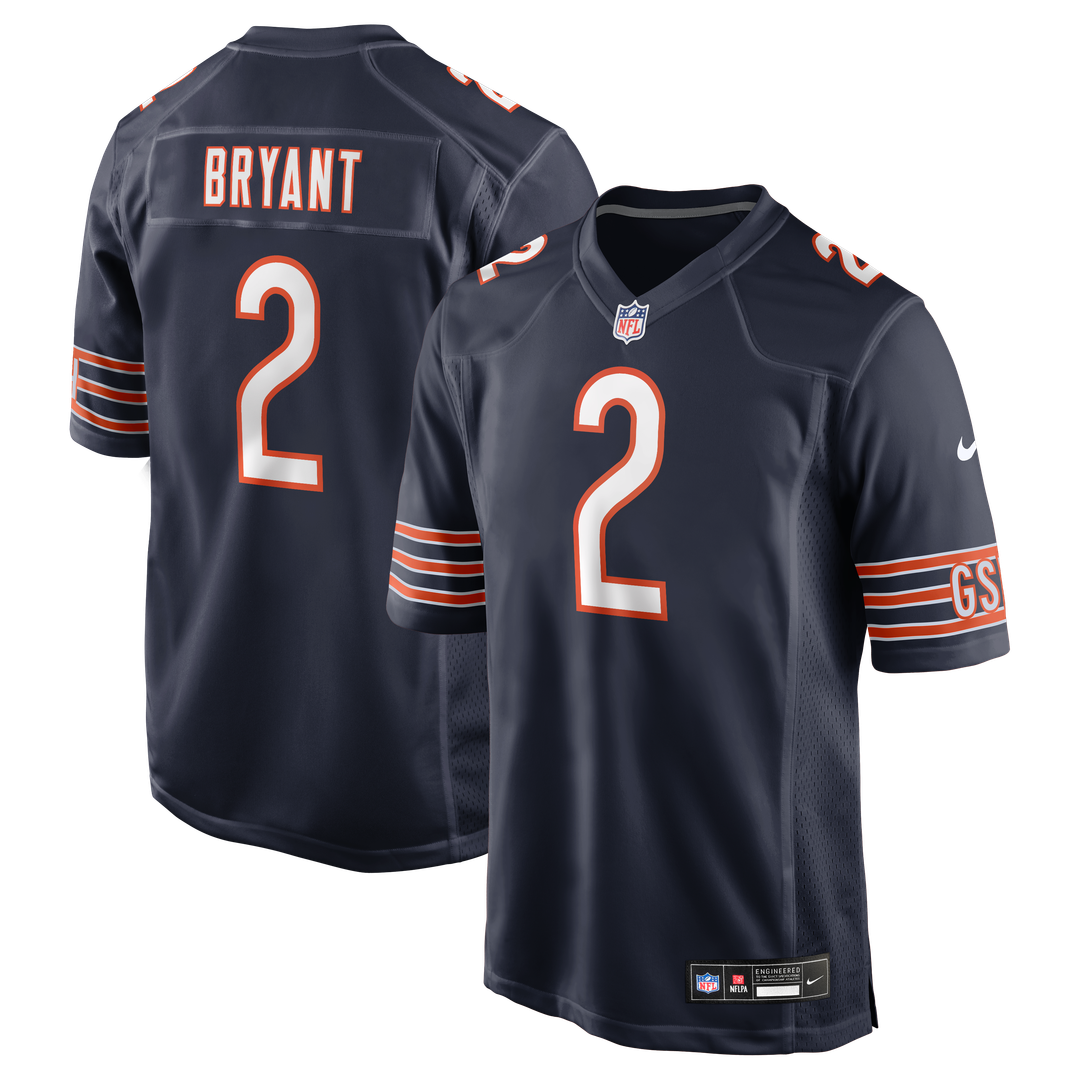 Coby Bryant Chicago Bears Team Game Jersey - Navy