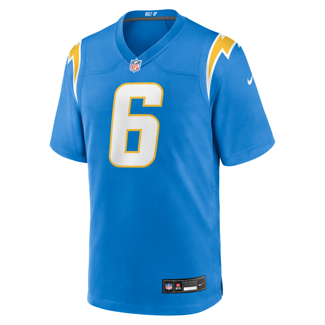 Denzel Perryman Los Angeles Chargers Team Game Jersey - Powder Blue