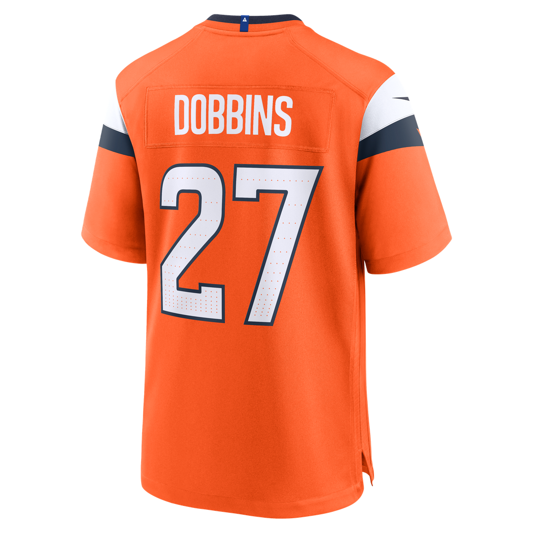 J.K. Dobbins Denver Broncos Team Game Jersey - Orange