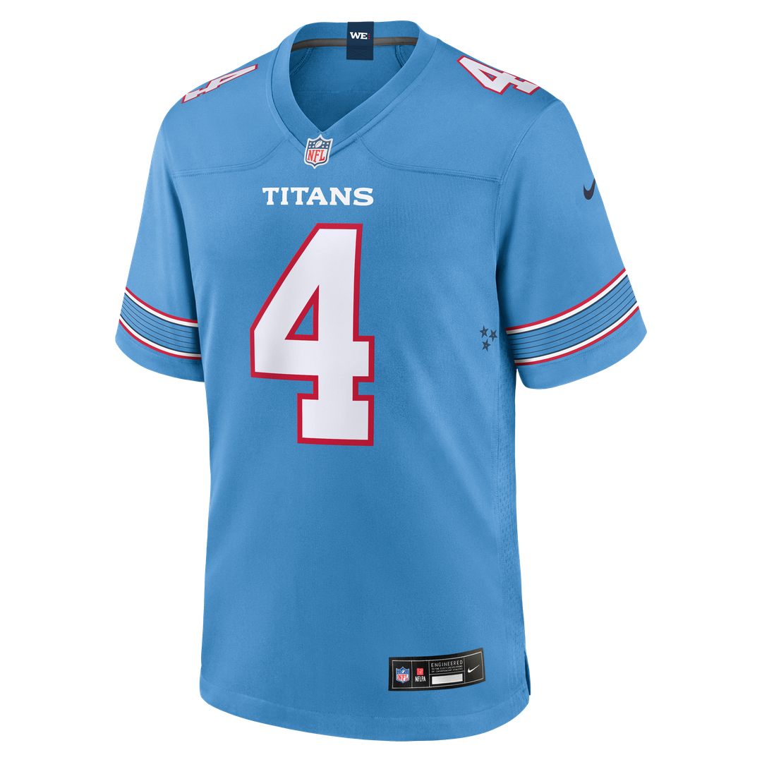 Wan'Dale Robinson Tennessee Titans Team Game Jersey - Light Blue