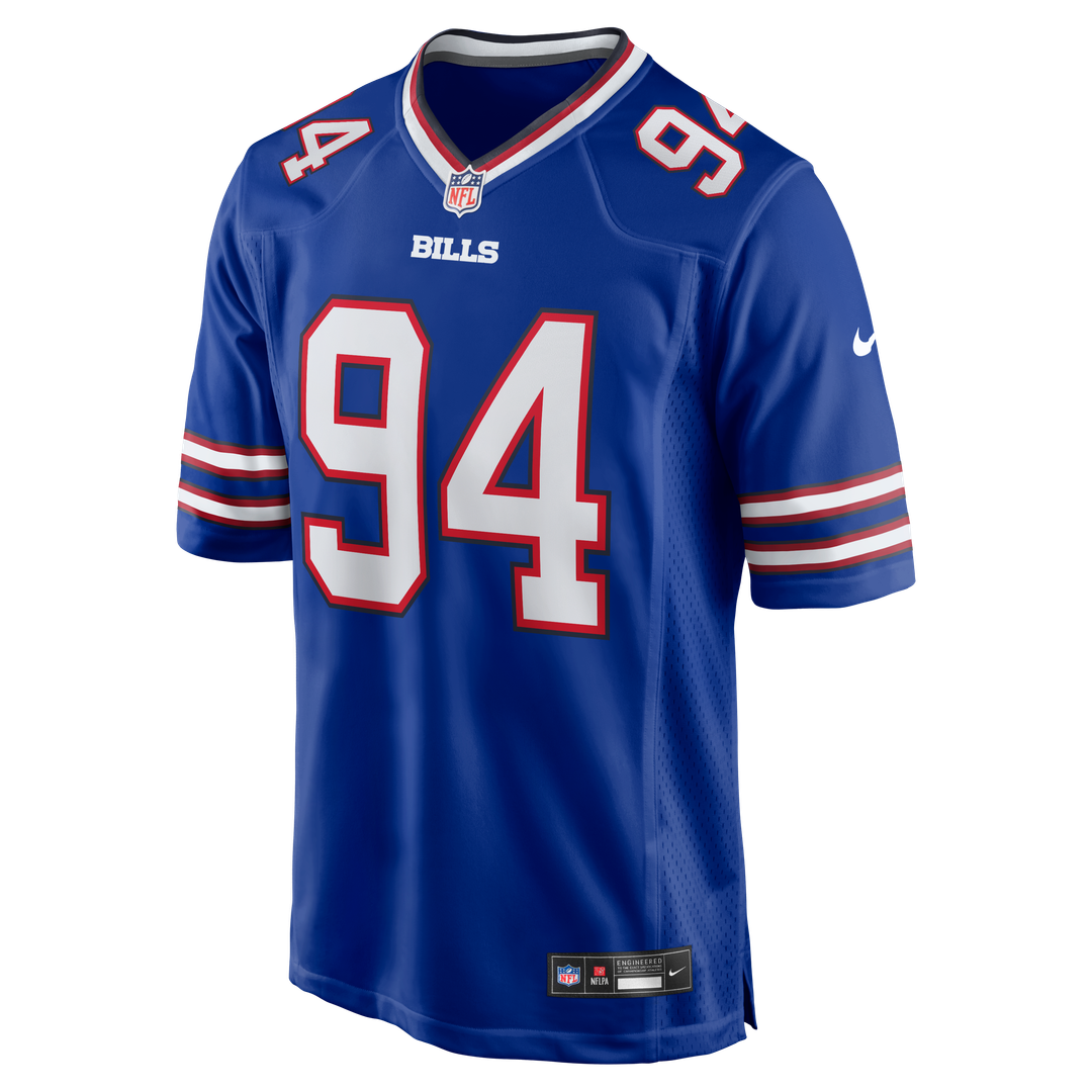 Andrew Brown Buffalo Bills Game Jersey - Royal