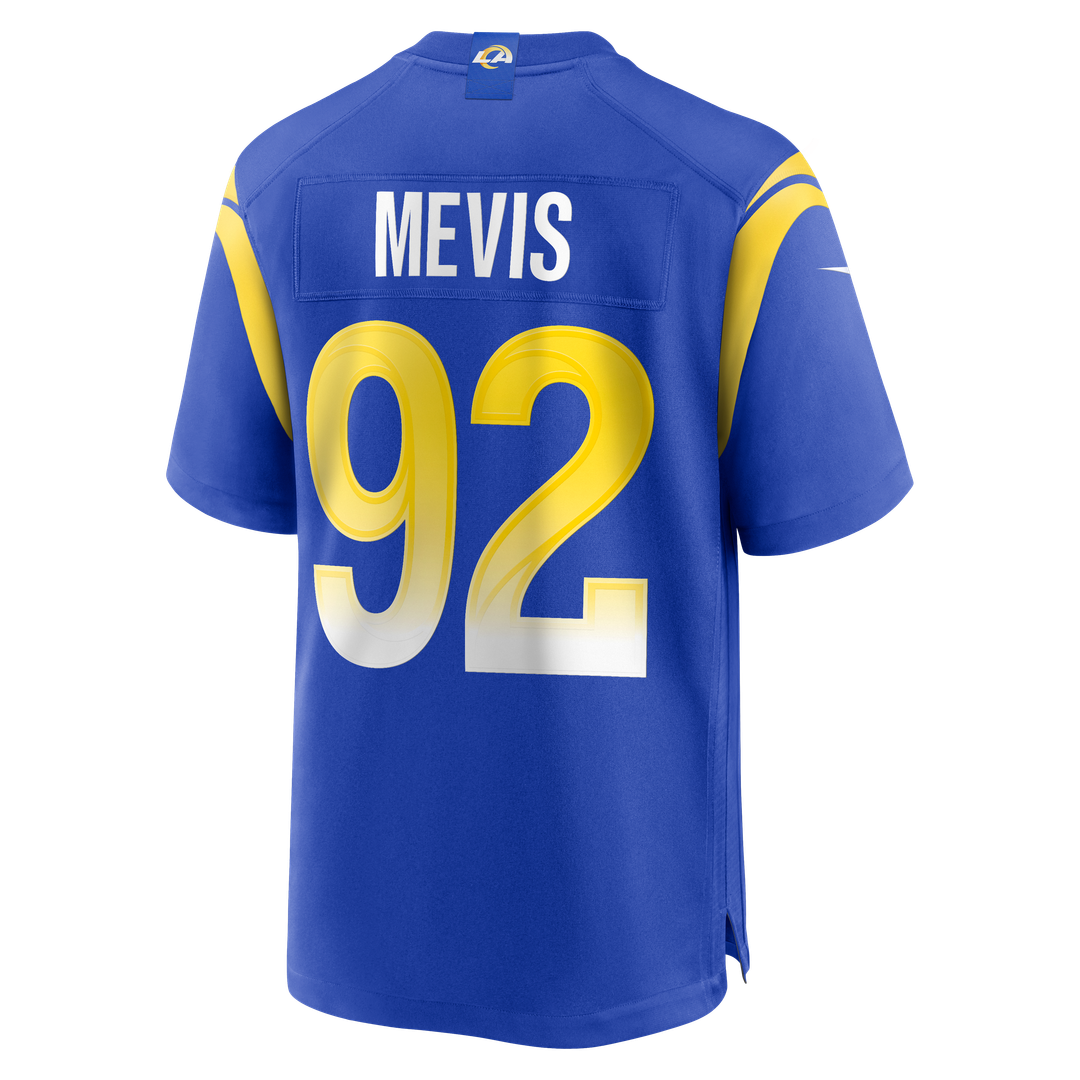 Harrison Mevis Los Angeles Rams Team Game Jersey - Royal
