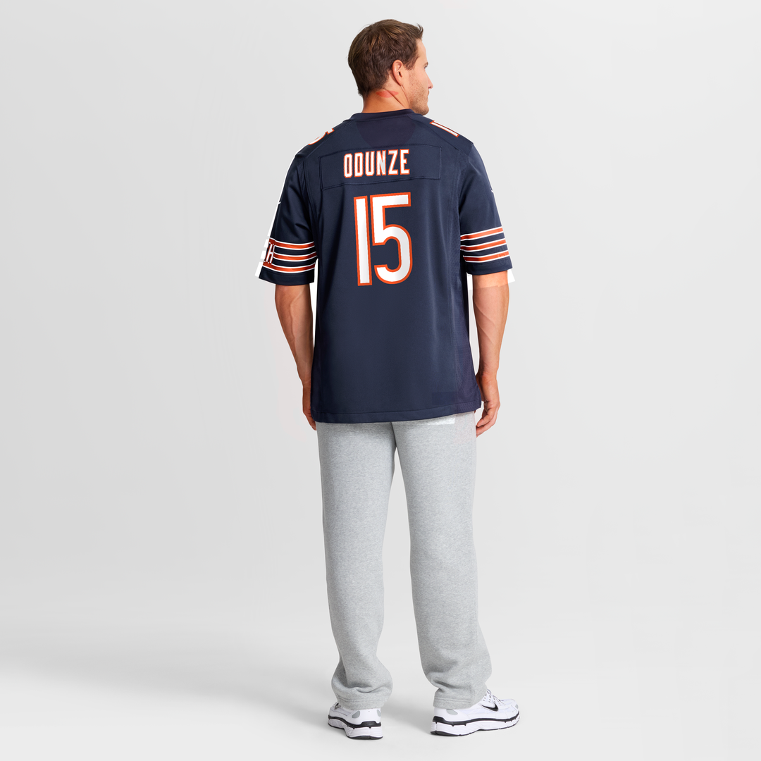 Rome Odunze Chicago Bears Player Game Jersey - Navy