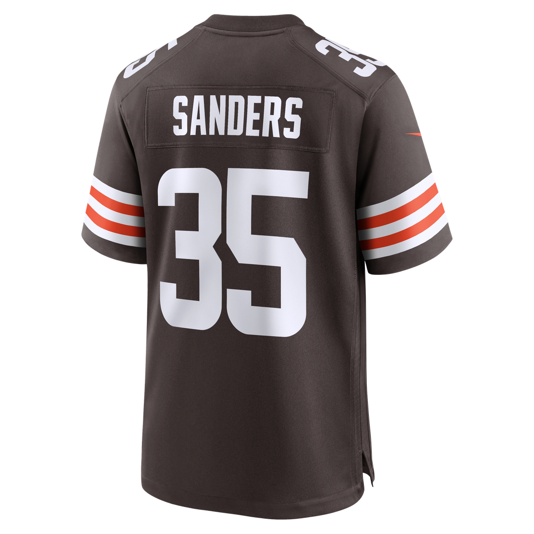 Raheim Sanders Cleveland Browns Team Game Jersey - Brown