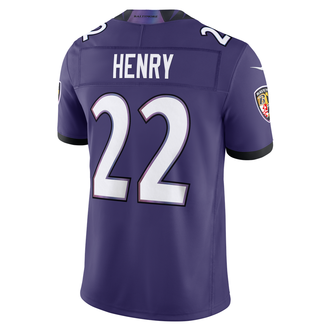 Derrick Henry Baltimore Ravens Vapor F.U.S.E. Stitched Limited Jersey - White