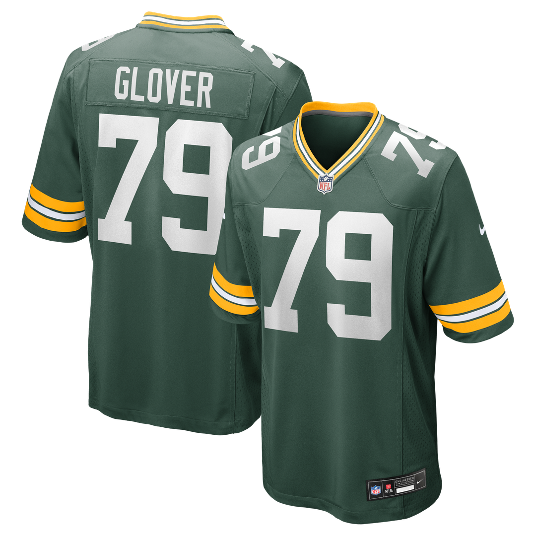 Travis Glover Green Bay Packers Game Jersey - Green