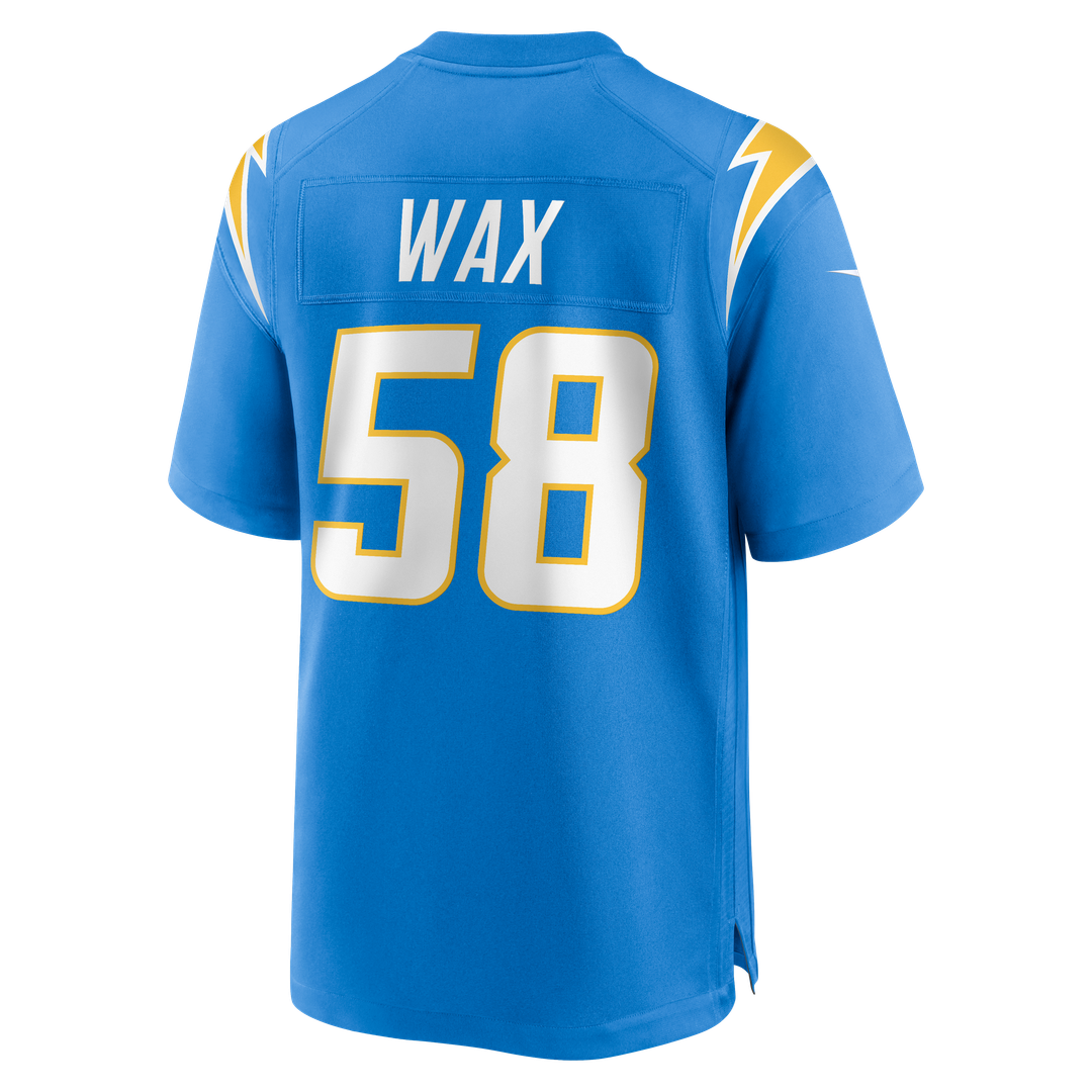 Marlowe Wax Los Angeles Chargers Team Game Jersey - Powder Blue