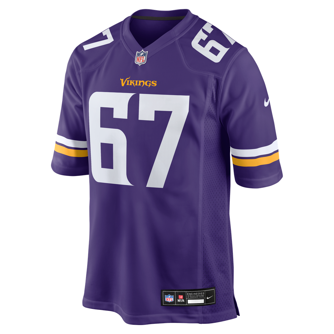 Justin Skule Minnesota Vikings Team Game Jersey - Purple