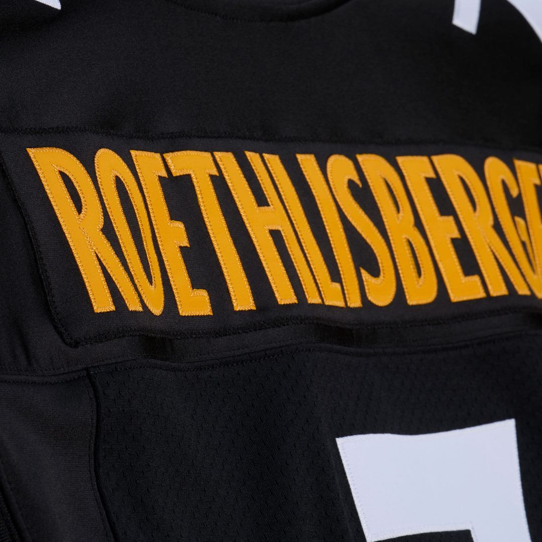 Ben Roethlisberger Pittsburgh Steelers 2004 Authentic Throwback Jersey - Black