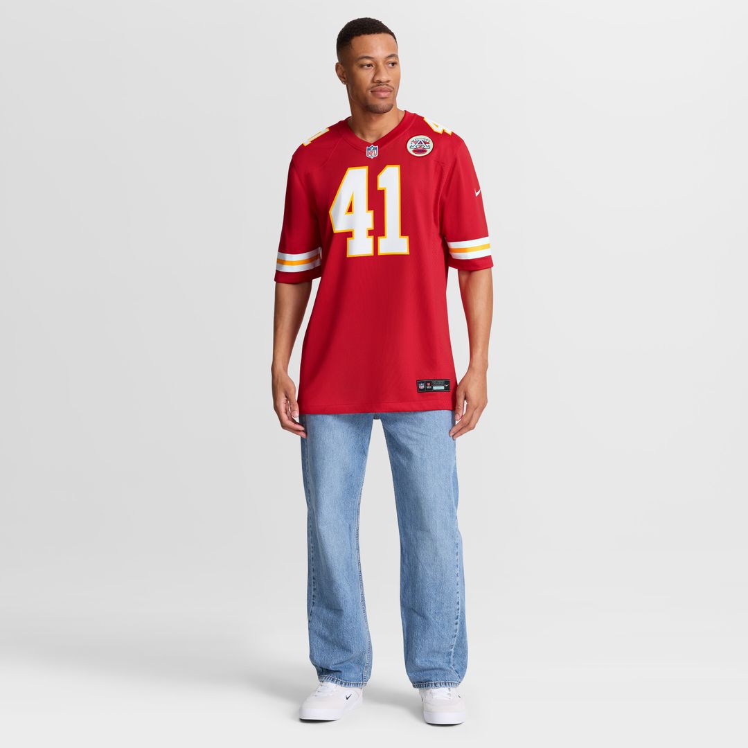James Winchester Kansas City Chiefs Game Jersey - Red