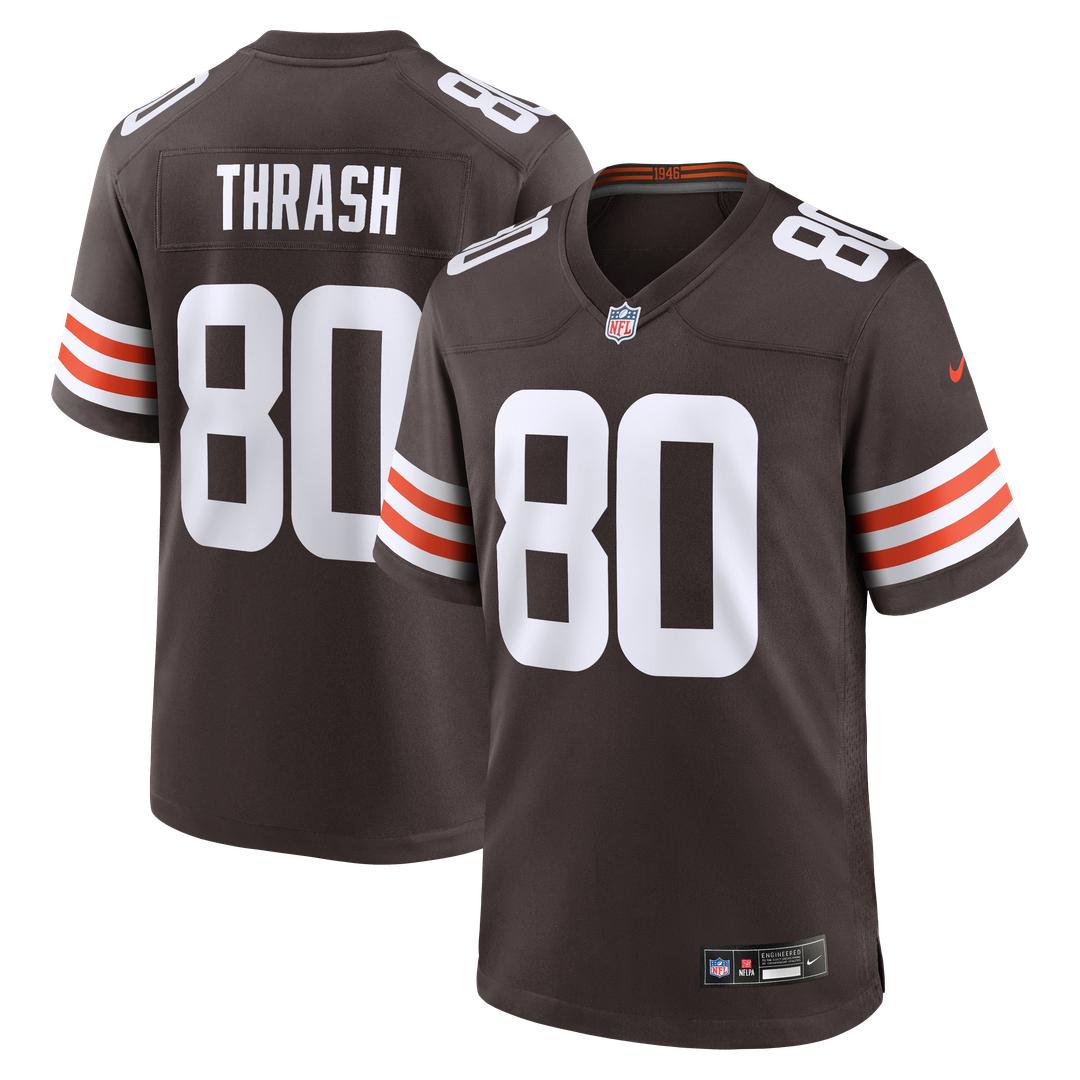 Jamari Thrash Cleveland Browns Team Game Jersey - Brown
