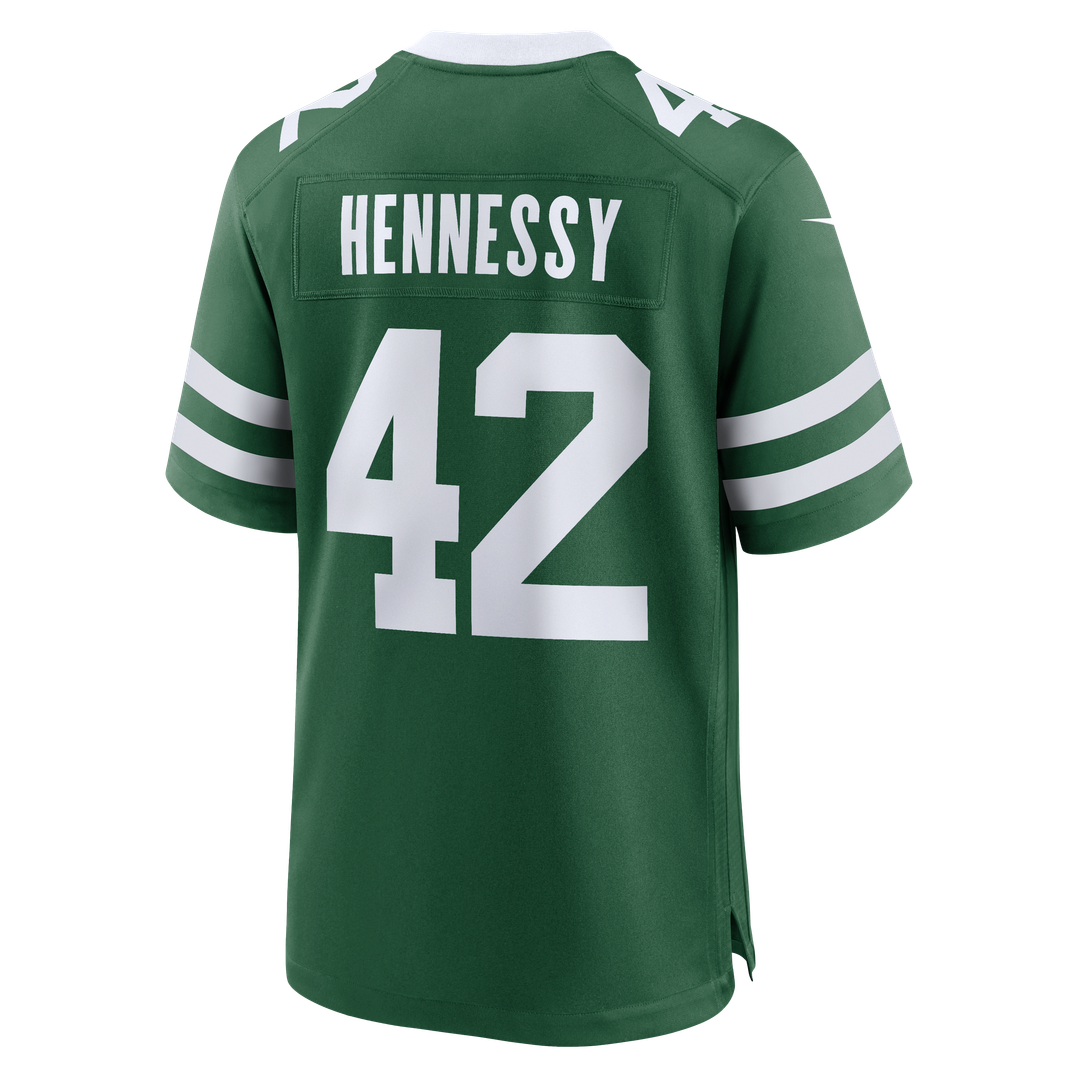 Thomas Hennessy New York Jets Team Game Jersey - Legacy Green