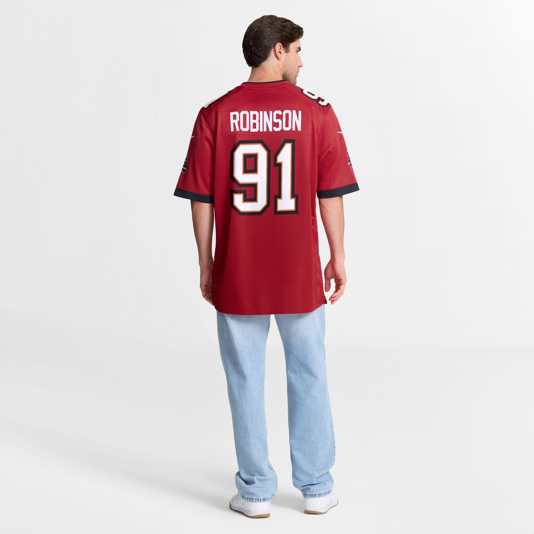 A'Shawn Robinson Tampa Bay Buccaneers Team Game Jersey - Red