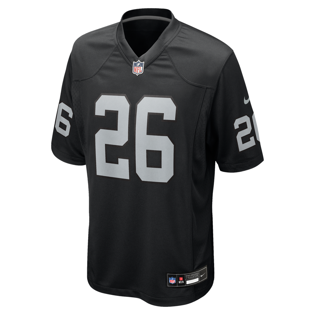 Darien Porter Las Vegas Raiders Team Game Jersey - Black