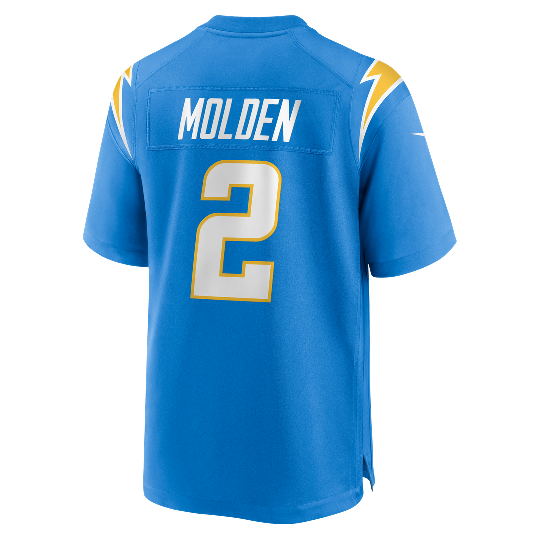 Elijah Molden Los Angeles Chargers Team Game Jersey - Powder Blue